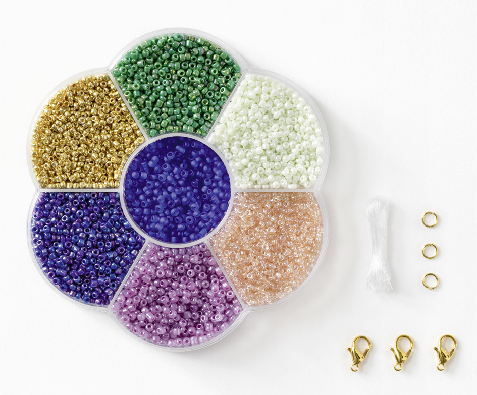 Set de perles de rocaille MERMAID, contenu
