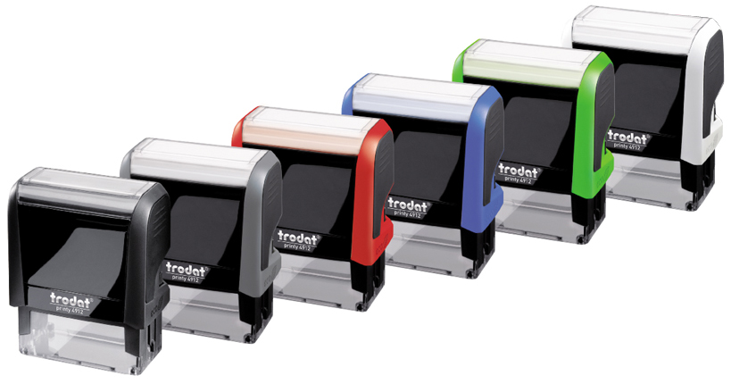 trodat Tampon pour texte 4912 Printy 4.0, blanc