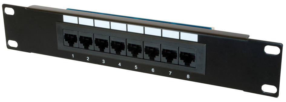 DIGITUS Panneau de brassage 10',CAT.5e, D, 8 x RJ45,1U non