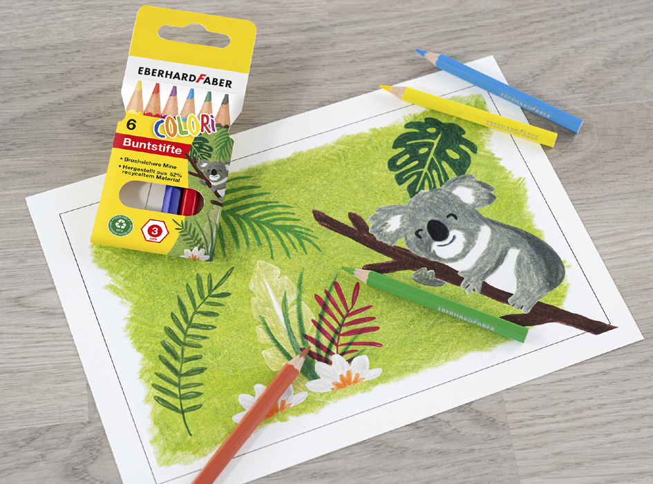 Sets de mini crayons de couleurs