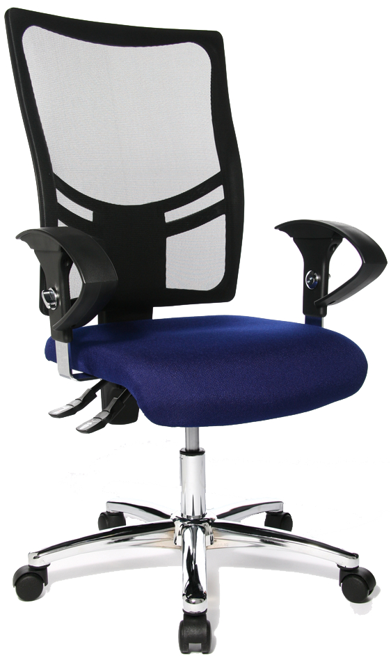 Topstar Accoudoirs modèle type 'U2', noir/chrome