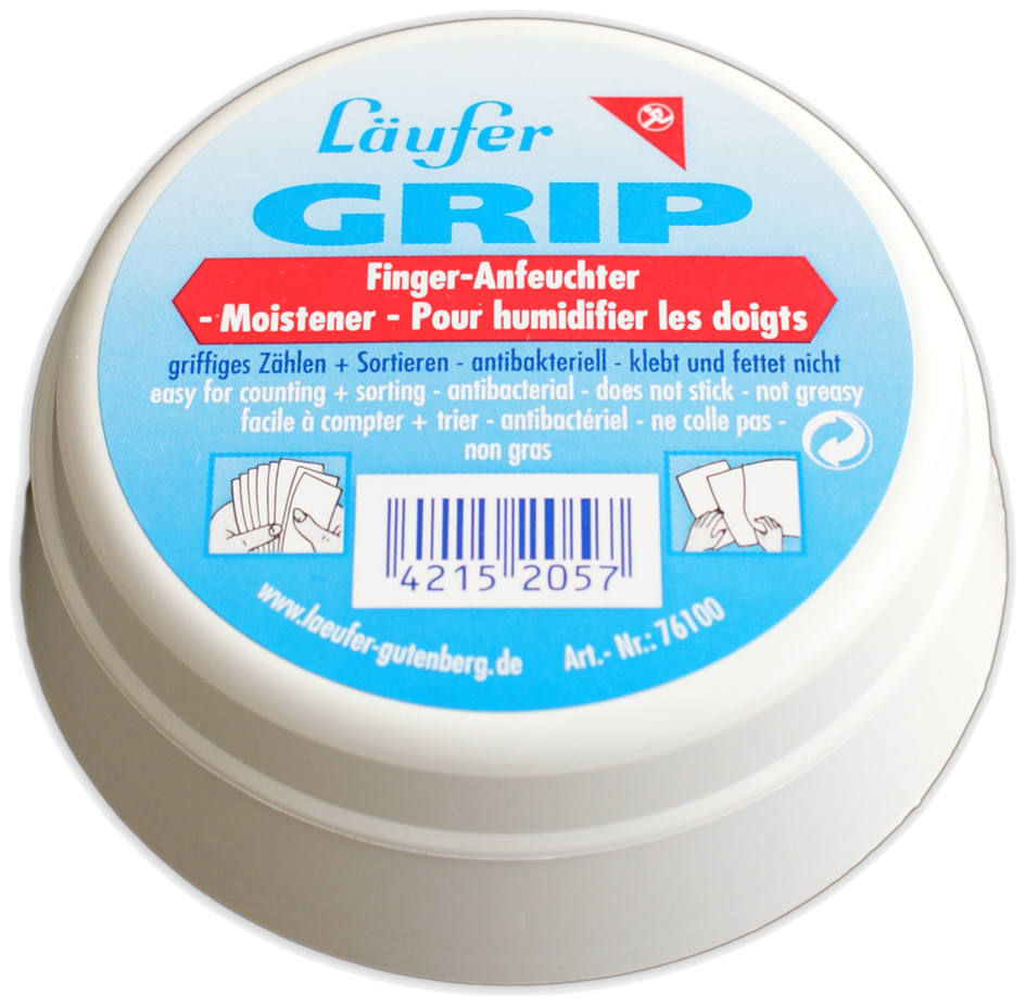 Läufer Mouilleur de doigts 'GRIP' dans une boîte,