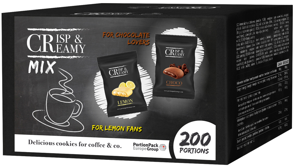 HELLMA Biscuit 'Crisp & Creamy', dans un carton