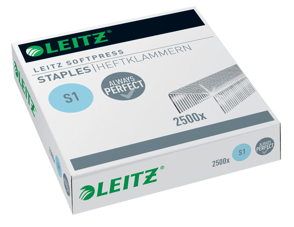 LEITZ Agrafes Softpress, galvanisé