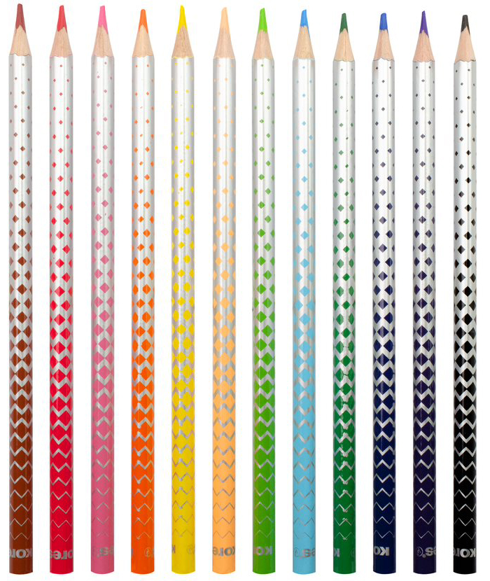 Sets de crayons de couleur, effaçable