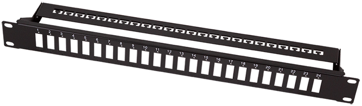 Panneau de brassage fibres optiques 19", non garni