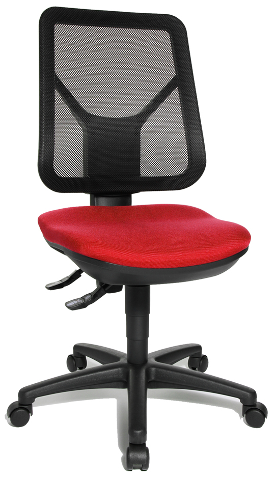 Fauteuil de bureau "Ergo Net", rouge