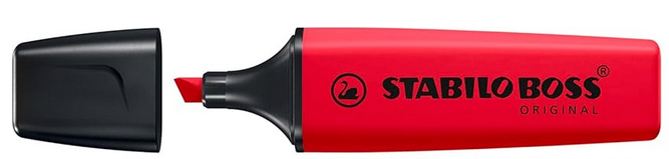 STABILO Surligneur BOSS ORIGINAL Realred