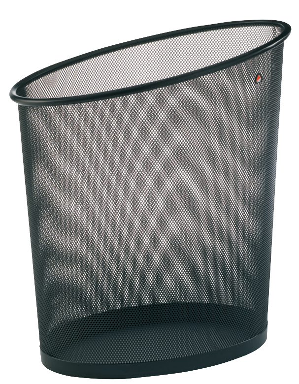 ALBA Corbeille à papier 'MESHCORB', fil d'acier, 18 L, noir