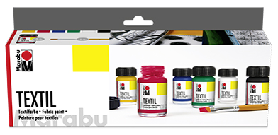 Peintures pour textiles, kit