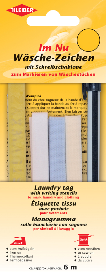Etiquettes de lavage
