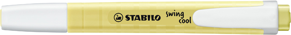 STABILO Surligneur swing cool Pastel Edition, crème de jaune