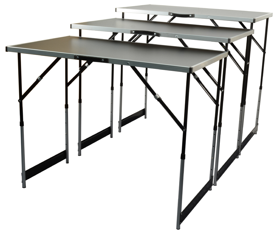 BRÜDER MANNESMANN Table multifonction, set de 3