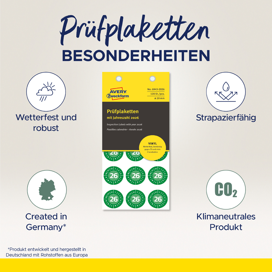 Aufdruck: Jahreszahl