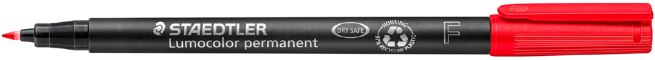 Marqueur permanent Lumocolor 318 F, rouge