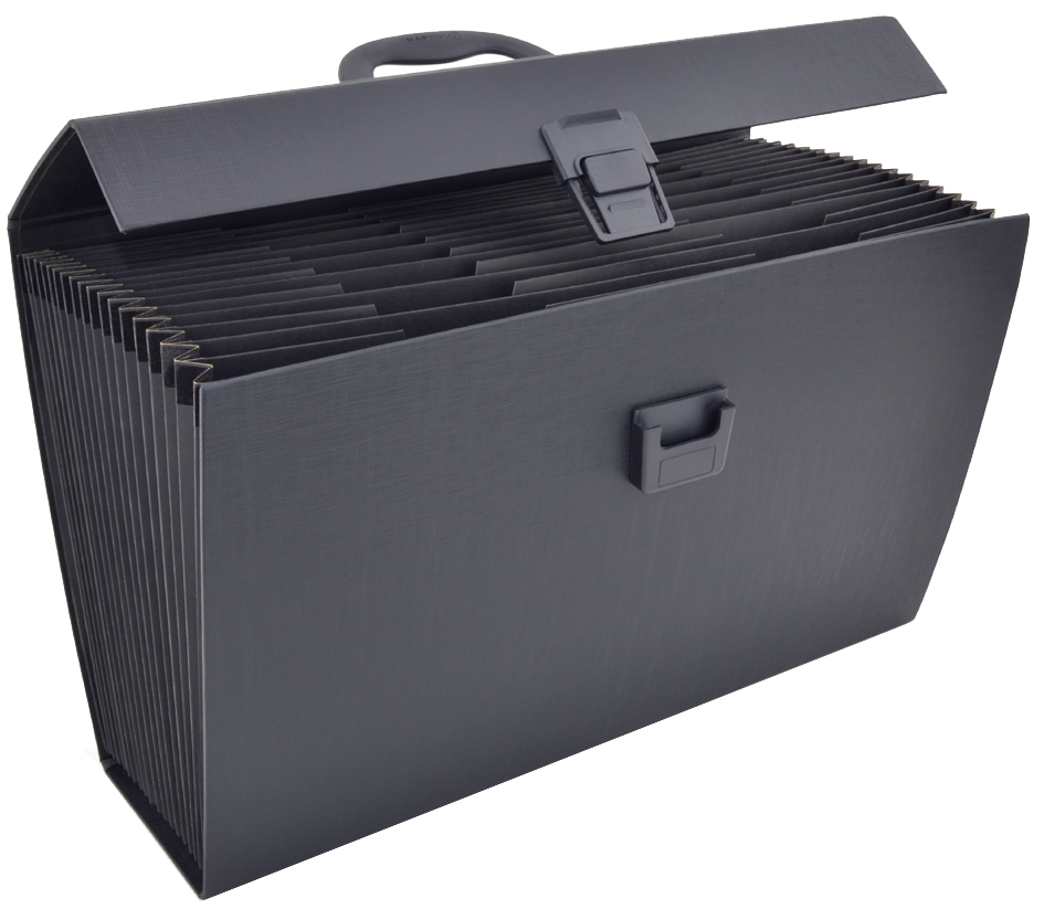 RAPESCO Trieur valisette, A4, 19 compartiments, noir