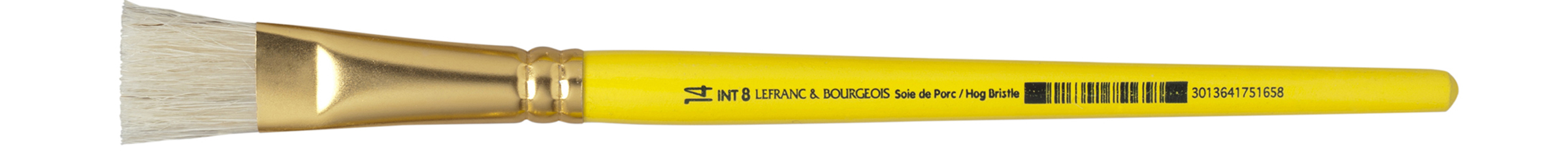 LEFRANC BOURGEOIS Pinceau brosse en soie de porc, plat, N.14