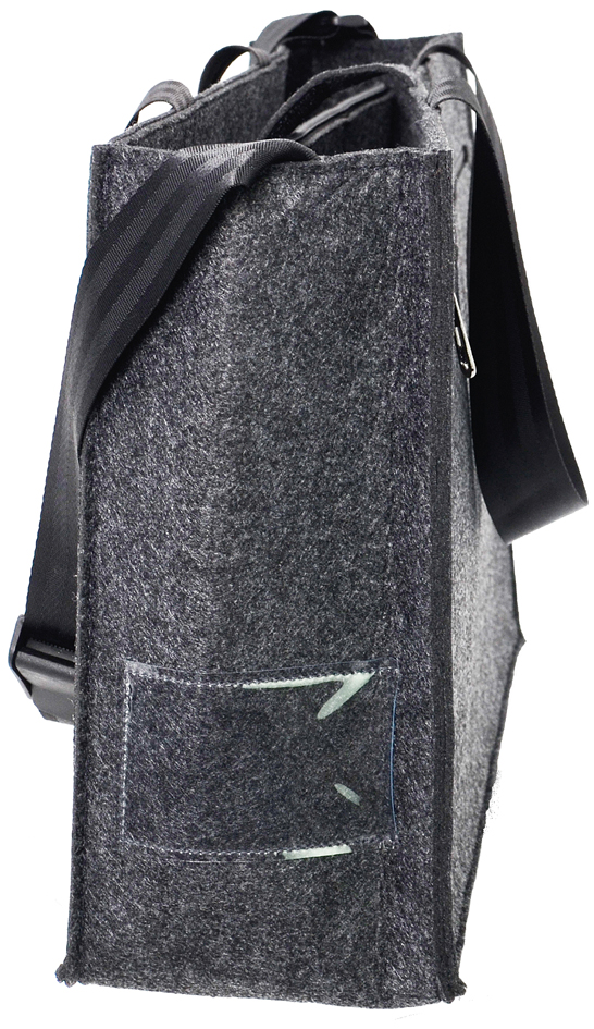 STOP Sacoche en feutre Business Desk Sharing Sac SUMBA, gris