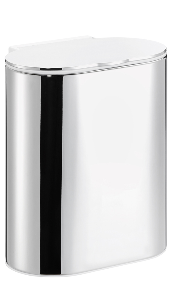 tesa Poubelle cosmétique Elegaant, chromé, acier inoxydable