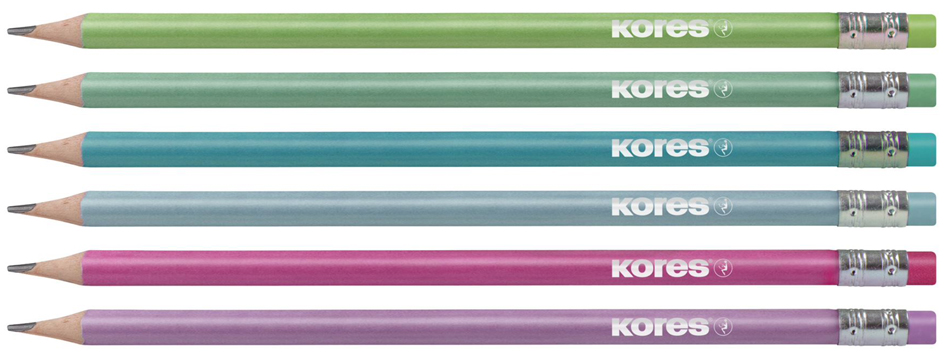 Crayons, triangulaire bout gomme