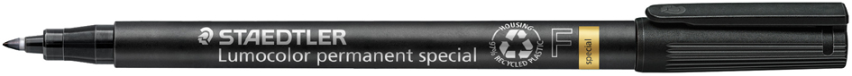 STAEDTLER Marqueur permanent 319F Lumocolor spécial, noir