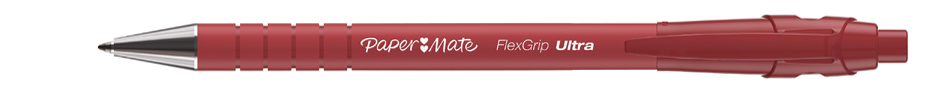 Paper:Mate Stylo à bille rétractable FlexGrip Ultra, rouge