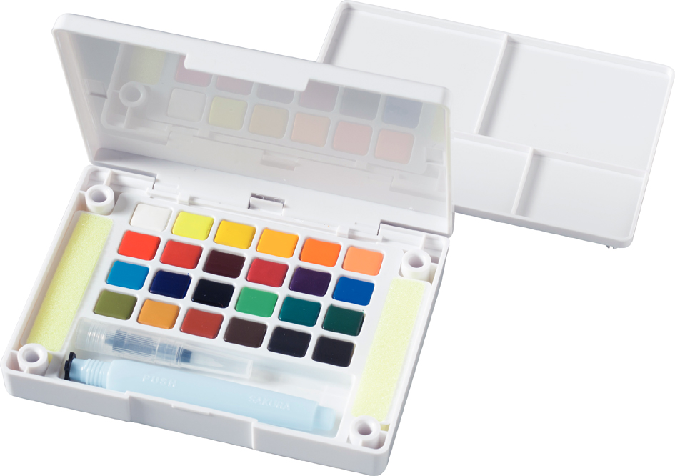 Visuel de référence : Koi Water Colors Sketch Box 24