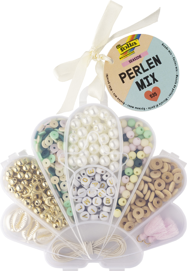 folia Mélange de perles SEASIDE, 535 pièces