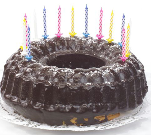 PAPSTAR Bougies d'anniversaire, en cire, rayures blanches