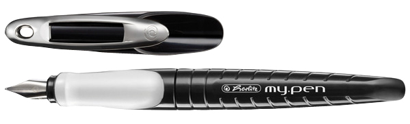 Stylo plume my.pen, noir / blanc