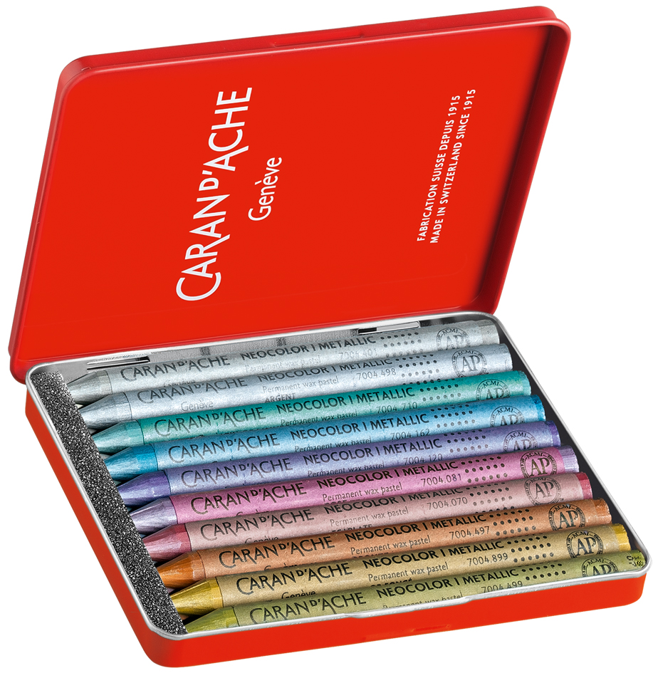 Aperçu des couleurs étui de 10 metallic