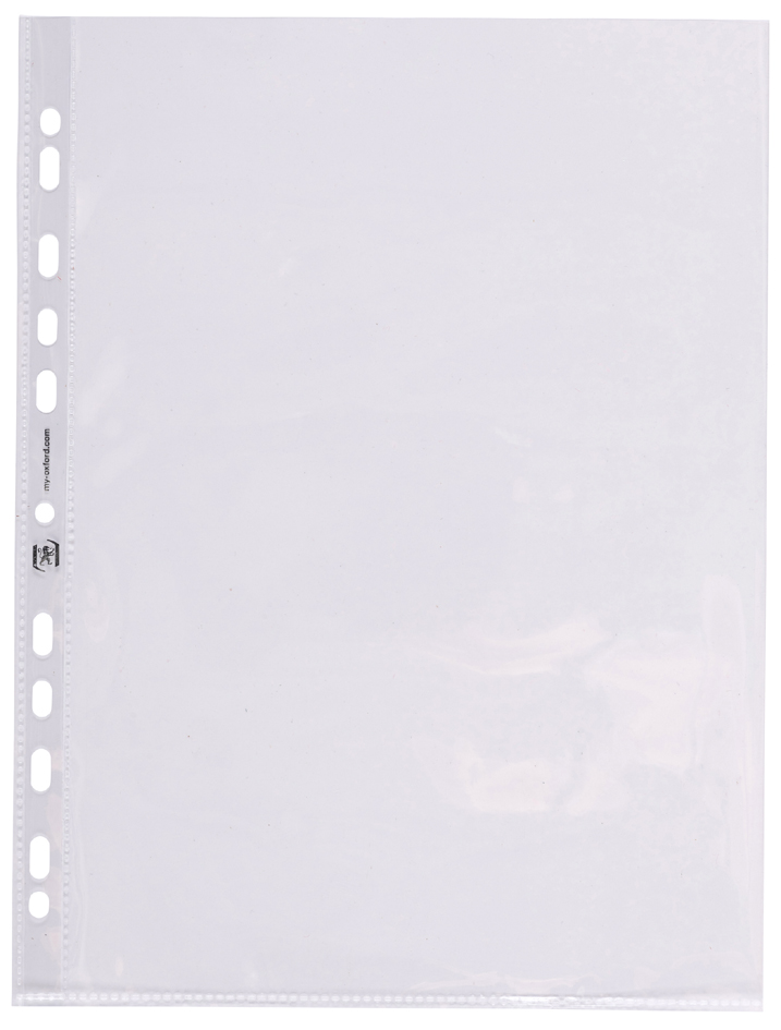 Oxford Pochette perforée Premium, A4, PVC, 0,08 mm