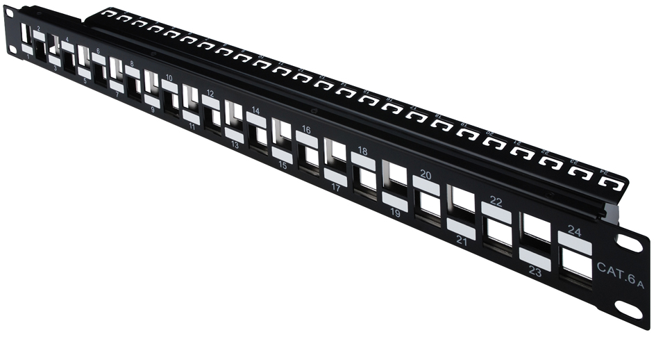 DIGITUS panneau de distribution modulaire 19' cat.6a, 24port