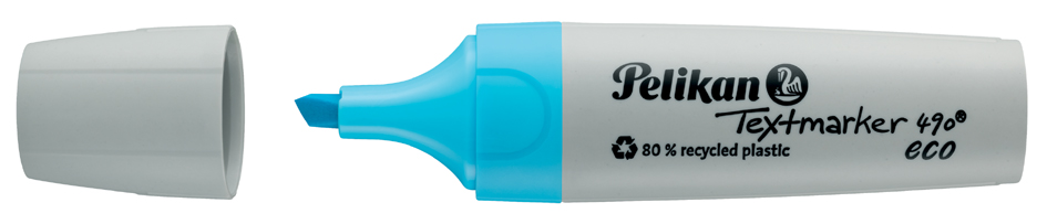 Pelikan Surligneur 490 eco, bleu fluo
