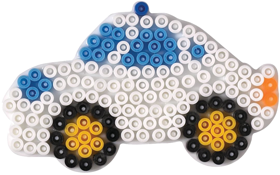 Hama Plaque pour perles midi 'Avion', blanc