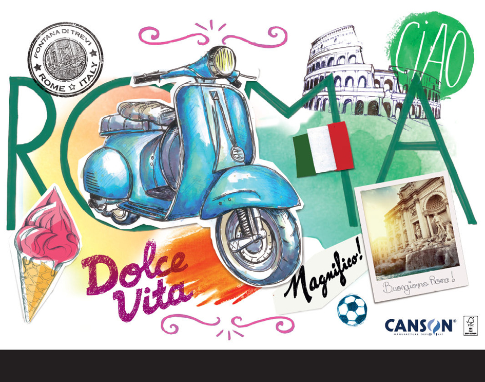 Visuel de référence: Carton à dessin STUDIO CREATIF "Rome"