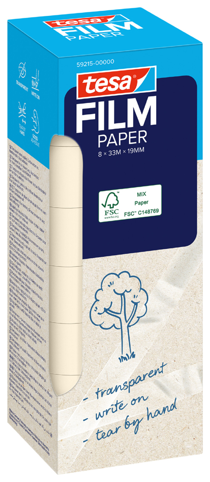 Rubans adhésifs, papier