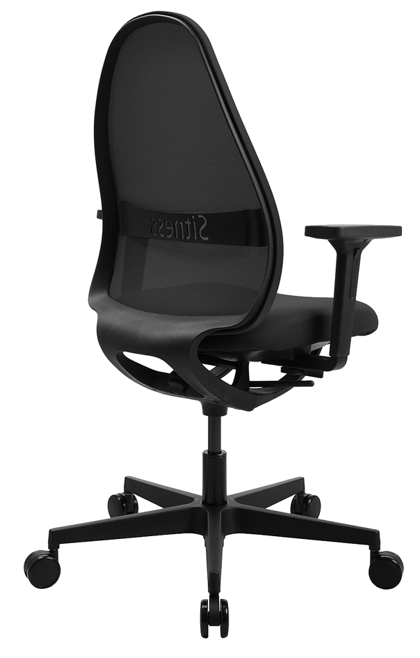 Chaise de bureau pivotante "Soft Sitness Art" - vue arrière