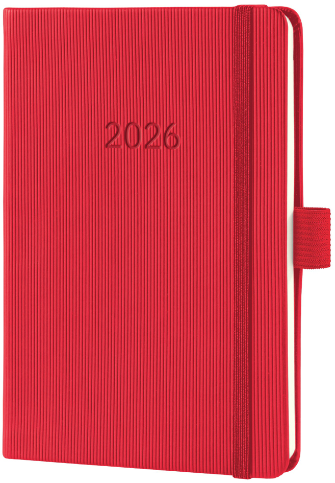 sigel Agenda de poche Conceptum 2026, env. A6, rouge
