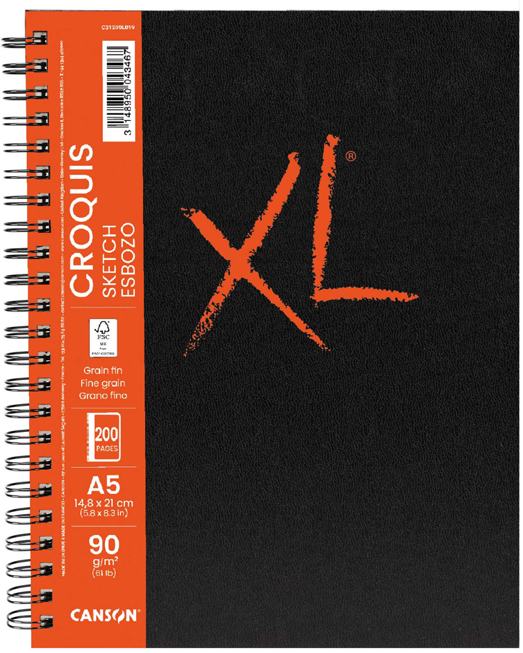 CANSON Carnet de dessin XL BOOK CROQUIS, A4
