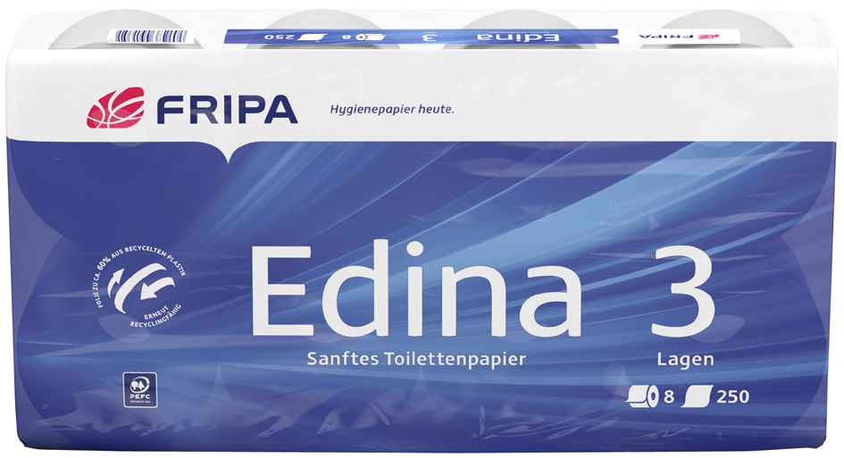 Papier toilette Edina, 3 couches