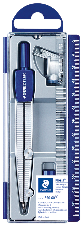 STAEDTLER Compas 550 60 Noris, longueur: 124,2 mm