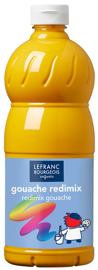 LEFRANC BOURGEOIS Gouache liquide 1.000 ml, jaune d'or