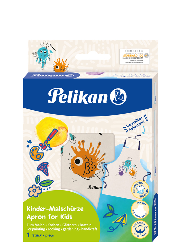 Tablier de peinture enfants, emballage