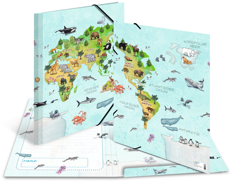 Mappemonde des animaux