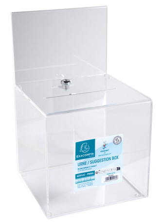 Urnes action vérouillable