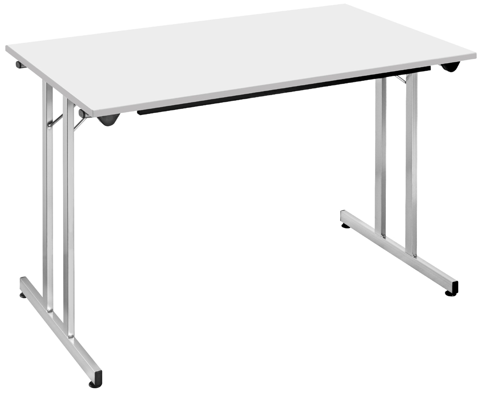 SODEMATUB Table pliante TPMU126EA, 1.200 x 600 mm,érable/alu