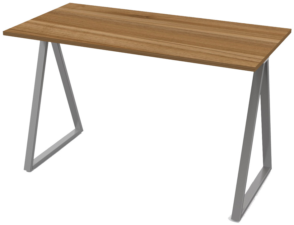 PAPERFLOW Bureau easyHome LV9, gris métallisé/noyer