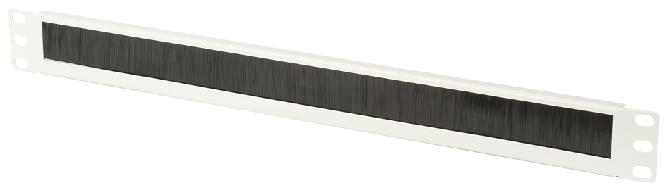 Panneau de passe-câbles 19", gris