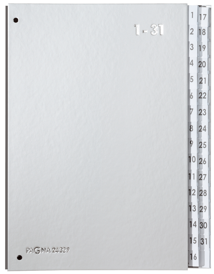 PAGNA Trieur Color, format A4, 1 - 31, 31 compartiments